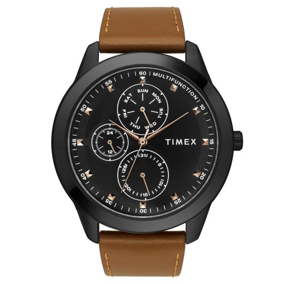 Timex Analog Black Dial Men's Watch - TWEG18505 - KRISHNA WATCH COMPANY