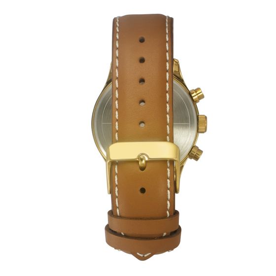 TIMEX FASHION MEN'S BEIGE DIAL ROUND CASE DUAL TIME FUNCTION WATCH -TWEG19806 - KRISHNA WATCH COMPANY