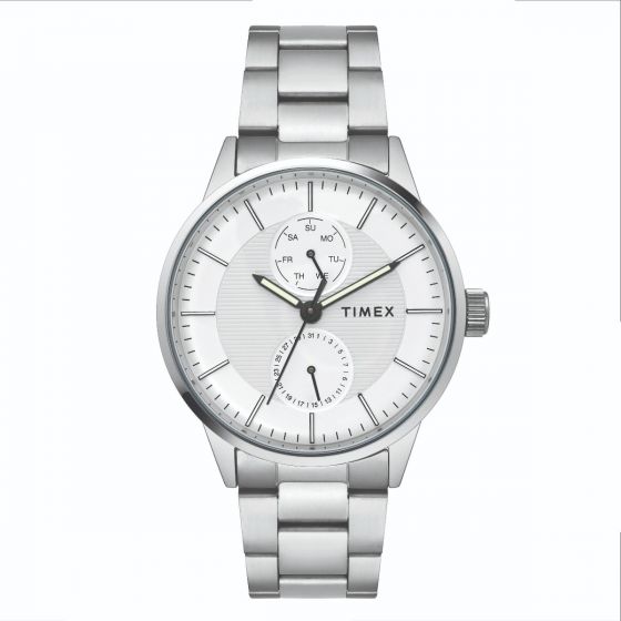 TIMEX ANALOG SILVER DIAL BOY'S WATCH-TWEG19900 - KRISHNA WATCH COMPANY