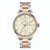 TIMEX ANALOG BEIGE DIAL BOY'S WATCH-TWEG19902