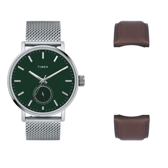 TIMEX ANALOG GREEN DIAL BOY'S WATCH-TWEG20001 - KRISHNA WATCH COMPANY