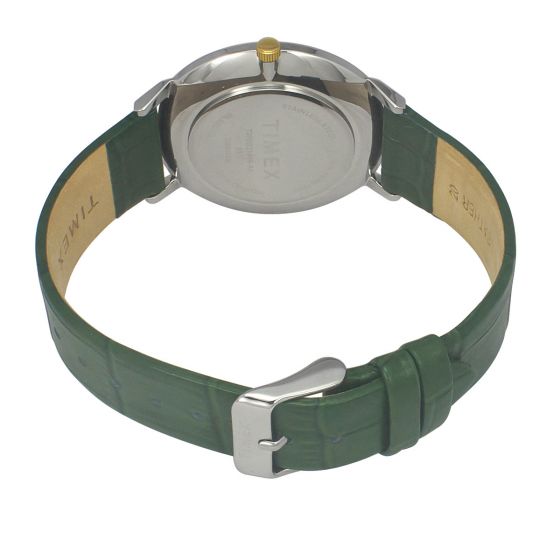 TIMEX FASHION MEN'S SILVER DIAL ROUND CASE 2 HANDS+DATE FUNCTION WATCH -TWEG21900 - KRISHNA WATCH COMPANY