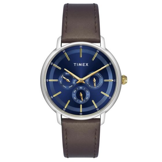TIMEX ANALOG BLUE DIAL WATCH TWEG22001 - KRISHNA WATCH COMPANY