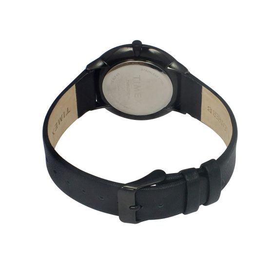 TIMEX FASHION MEN'S BLACK DIAL ROUND CASE 2 HANDS FUNCTION WATCH -TWEG22102 - KRISHNA WATCH COMPANY