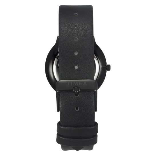 TIMEX FASHION MEN'S BLACK DIAL ROUND CASE 2 HANDS FUNCTION WATCH -TWEG22102 - KRISHNA WATCH COMPANY