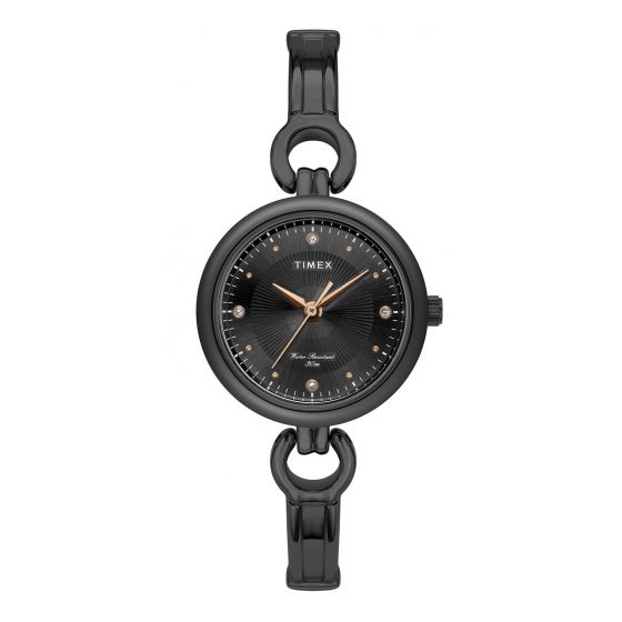 TIMEX ANALOG BLACK DIAL WOMEN'S WATCH-TWEL11426 - KRISHNA WATCH COMPANY