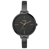 TIMEX ANALOG BLACK DIAL WOMEN'S WATCH-TWEL12815