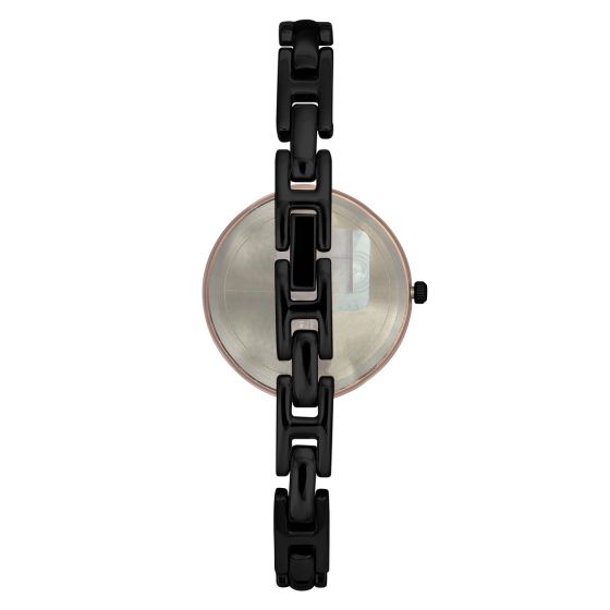 TIMEX FASHION WOMEN'S BLACK DIAL ROUND CASE 3 HANDS FUNCTION WATCH -TWEL12823 - KRISHNA WATCH COMPANY