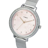 TIMEX ANALOG PINK DIAL WOMEN'S WATCH-TWEL14700