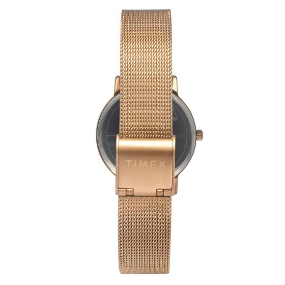 Timex Fashion Women's White Dial Round Case Watch - TWEL15606 - KRISHNA WATCH COMPANY