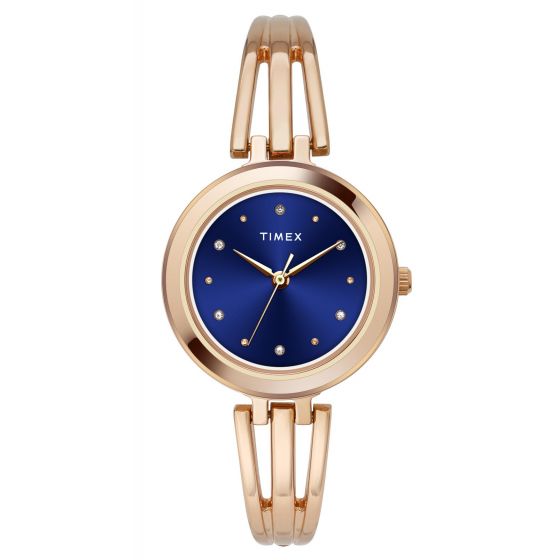 TIMEX ANALOG BLUE DIAL WOMEN'S WATCH - TWTL10302 - KRISHNA WATCH COMPANY