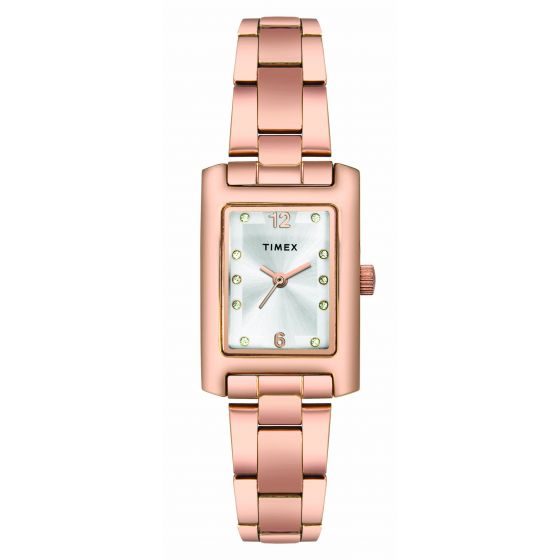 TIMEX ANALOG SILVER DIAL WOMEN'S WATCH-TWTL10602 - KRISHNA WATCH COMPANY