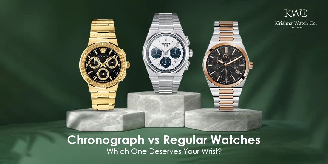 Chronograph vs Regular Watches: Which One Deserves Your Wrist? - KRISHNA WATCH COMPANY