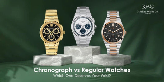 Chronograph vs Regular Watches: Which One Deserves Your Wrist? - KRISHNA WATCH COMPANY