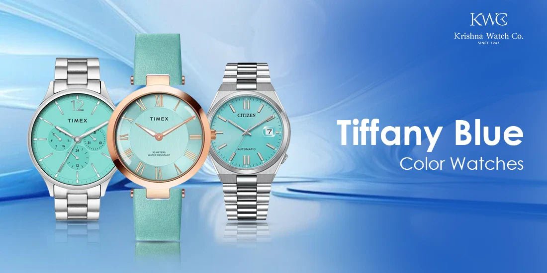 Tiffany Blue Color Watches - KRISHNA WATCH COMPANY