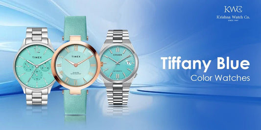 Tiffany Blue Color Watches - KRISHNA WATCH COMPANY