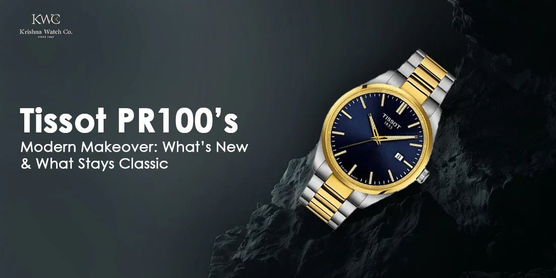 Tissot PR100’s Modern Makeover: What’s New & What Stays Classic? - KRISHNA WATCH COMPANY