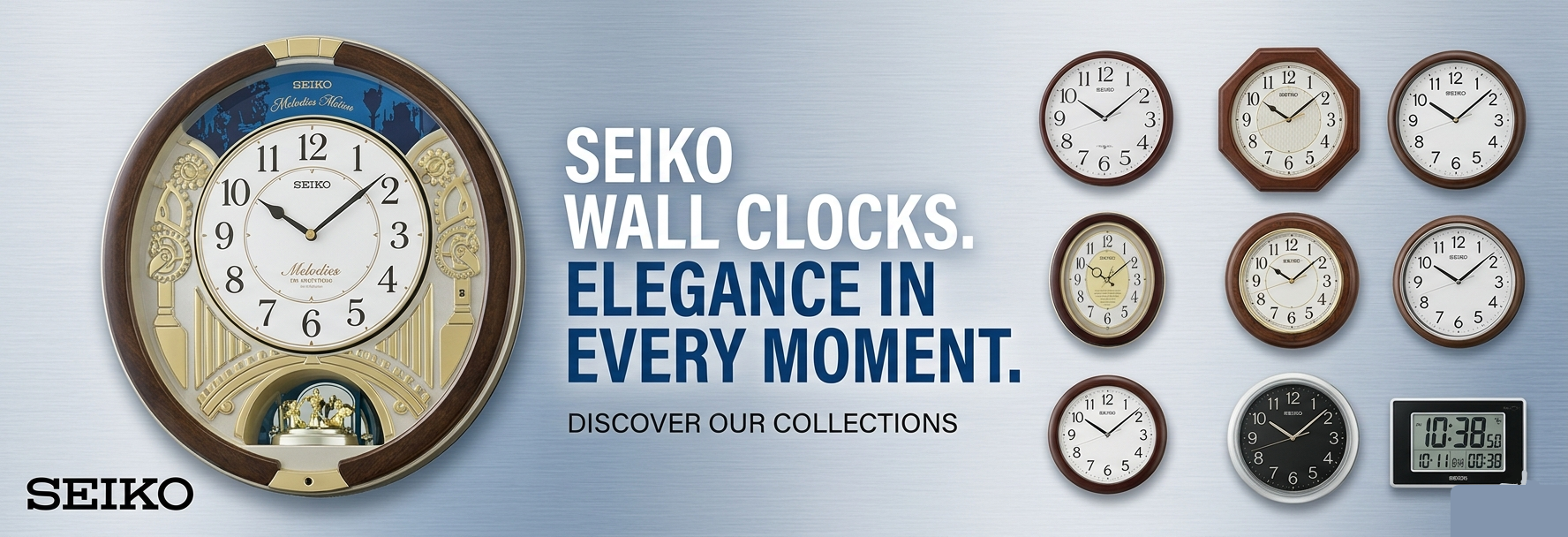 Seiko Wall Clock - KRISHNA WATCH COMPANY