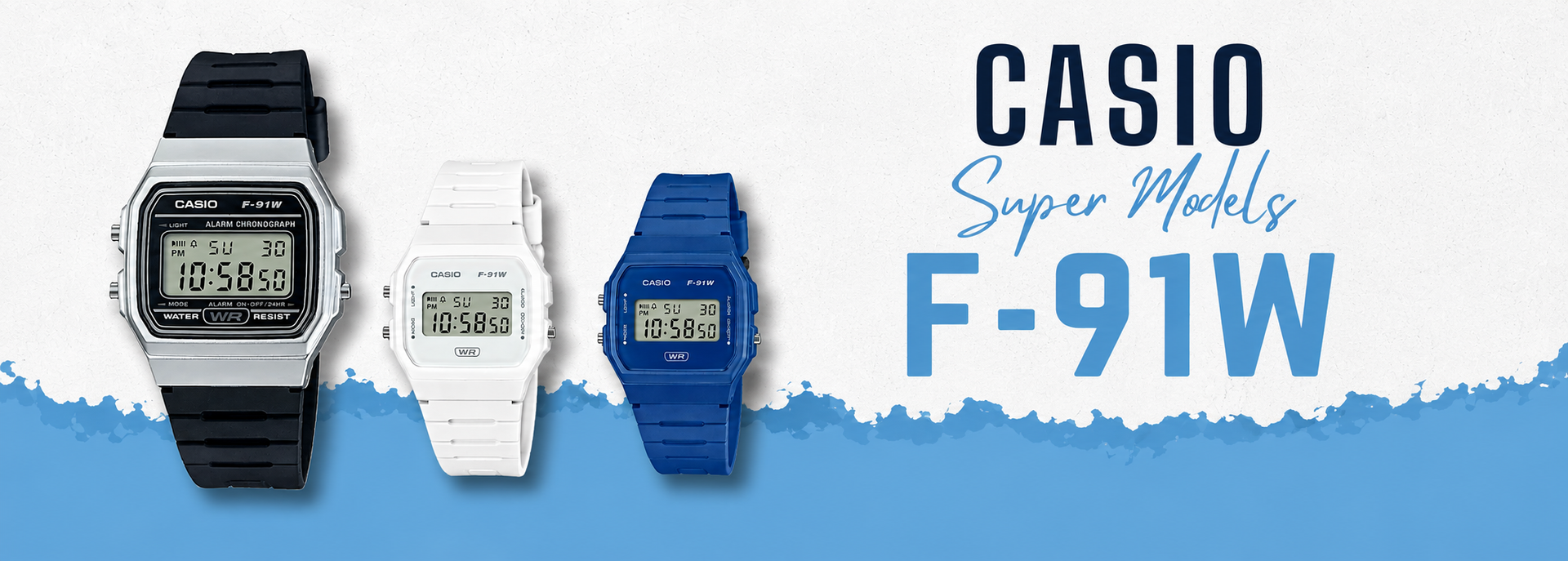 Casio F-91W Collection - KRISHNA WATCH COMPANY