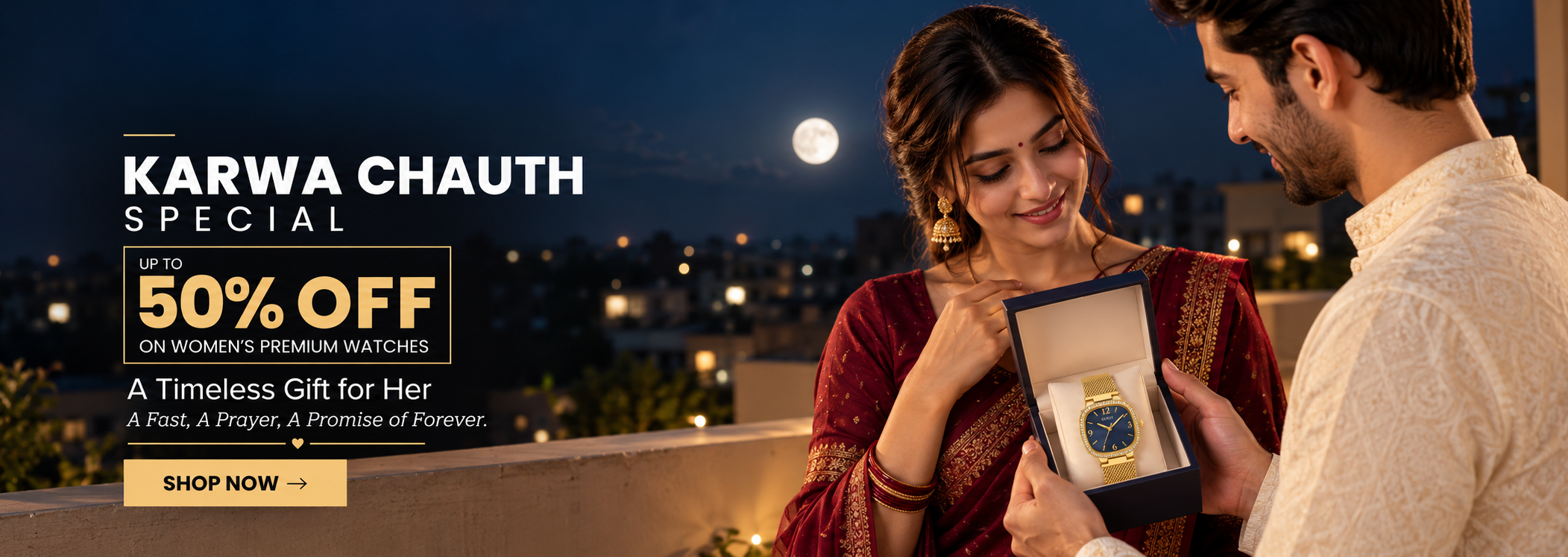 Karwa chauth Offers upto 50% off*