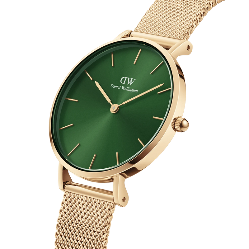 Daniel Wellington Petite Women Green Round Dial Analog Watch - DW00100480K