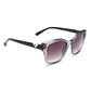 Scott Sunglasses Gradient Grey Lens Fashion Sunglass Crystal Grey Frame SC 2522 C3