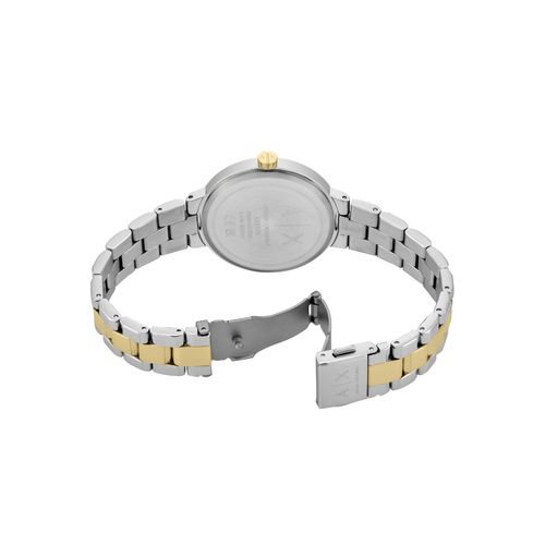 Armani Exchange Women Embellished Dial & Stainless Steel Straps Analogue Watch AX5176