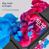 Pebble Prism 1.7"Display With Fitness & Outdoor Activity Black Smartwatch  (Black Strap, Regular)