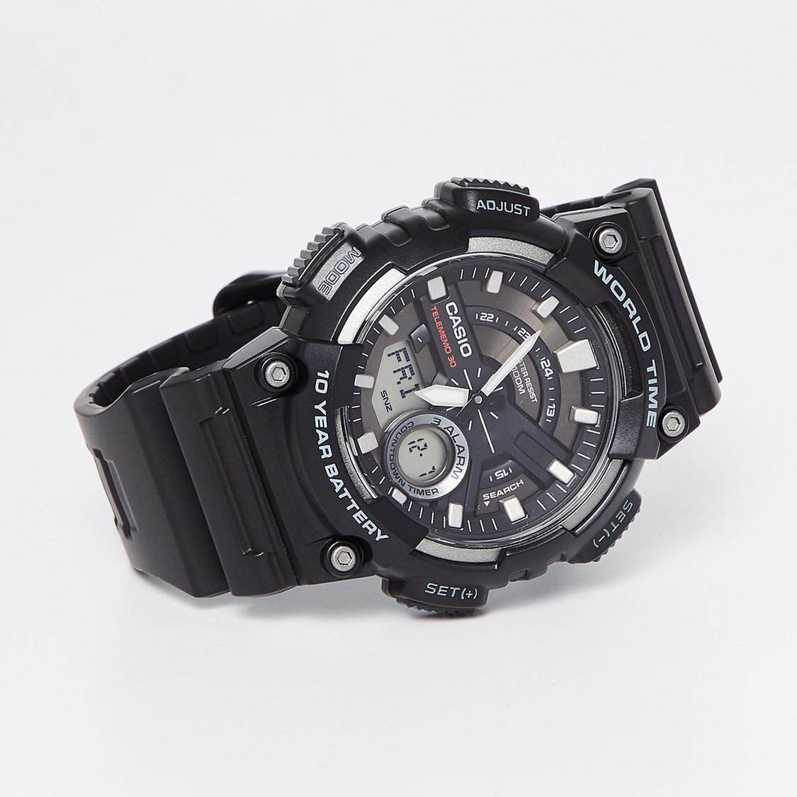 Casio Black Analog-Digital - Men's Watch CASIO  YOUTH AEQ-110W-1AVDF (AD207)