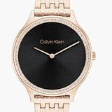 Calvin Klein  Quartz Female Analog Black Stainless Steel Watch 25100003