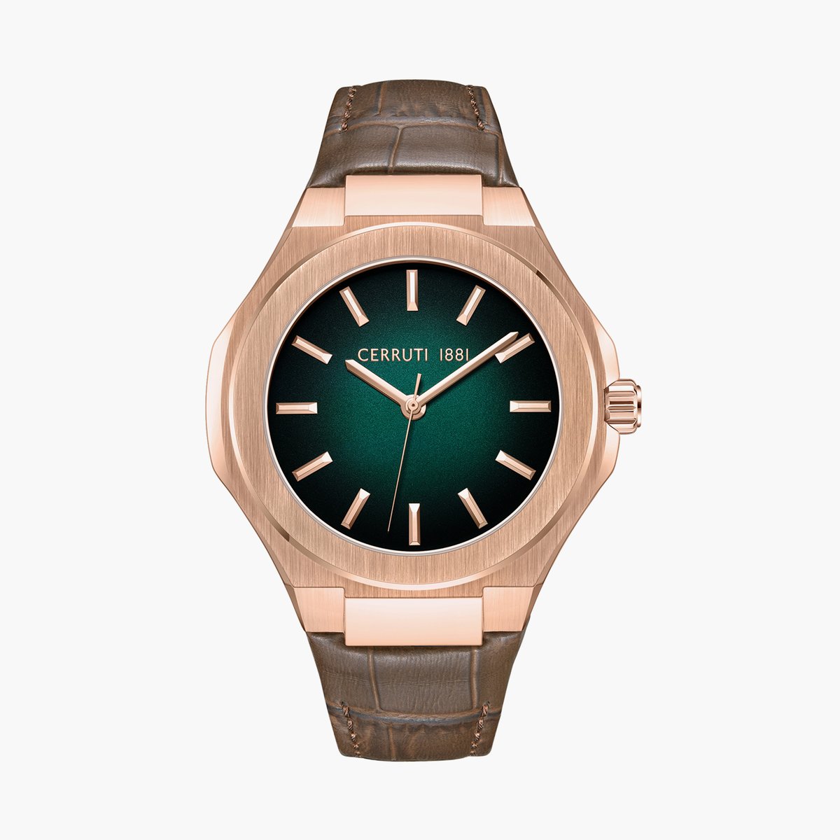 CERRUTI 1881 Men Leather Strap Analog Watch - CECIWGA0043003