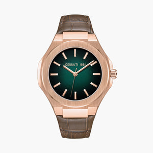 CERRUTI 1881 Men Leather Strap Analog Watch - CECIWGA0043003 - KRISHNA WATCH COMPANY