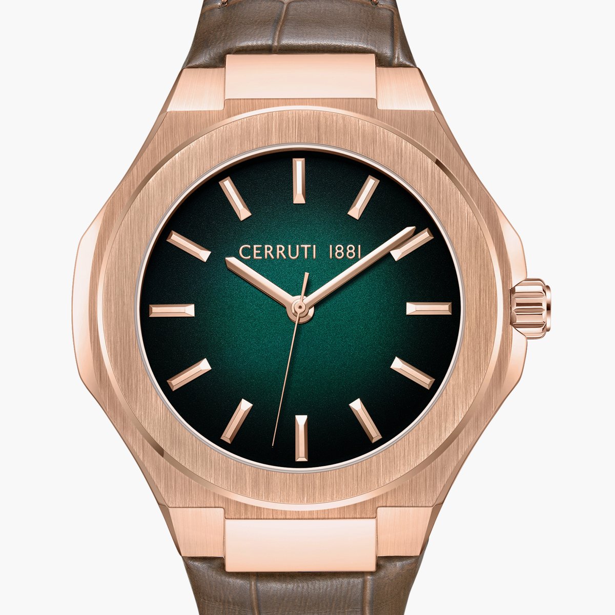 CERRUTI 1881 Men Leather Strap Analog Watch - CECIWGA0043003