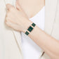 TIMEX Green Rectangle Dial Analog Women's Watch - TWEL20702