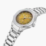 CERRUTI 1881 Multifunction 35 mm Brown Dial Stainless Steel Analogue Watch for Men - CECIWGK0050803