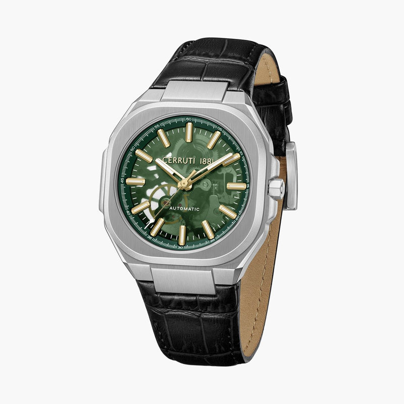 CERRUTI 1881 Leather Strap Automatic Watch - CECIWGE0050204