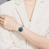 TIMEX Women Teal Round Dial Analog Watch - TWEL18706