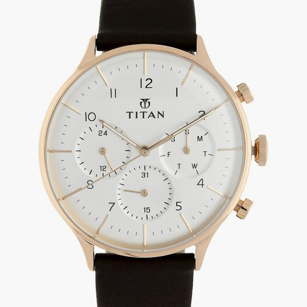 Titan Quartz Multifunction Watch for Men 90102wl01 - KRISHNA WATCH COMPANY