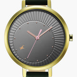 Fastrack Style Up Black Dial Leather Strap Watch for Girls 6230QL01 - KRISHNA WATCH COMPANY