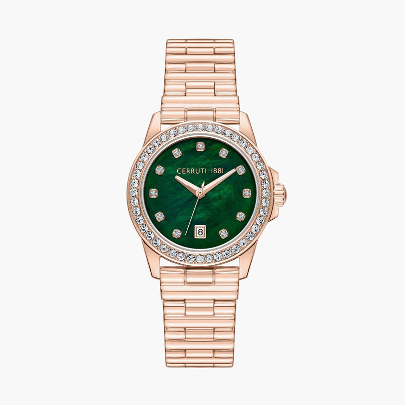CERRUTI 1881 Crystal Dial Analog Watch - CECIWLH0051903