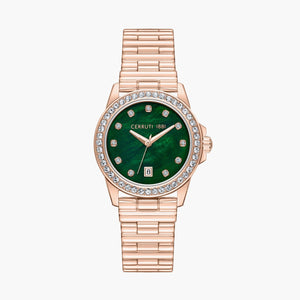 CERRUTI 1881 Crystal Dial Analog Watch - CECIWLH0051903 - KRISHNA WATCH COMPANY