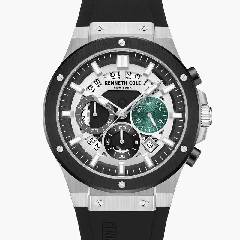 Kenneth Cole Quartz Chronograph Watch for Men - KCWGO0035501MN