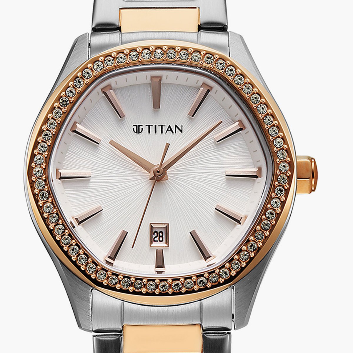 Titan Glamour Watch For Women - 95326KM01 - KRISHNA WATCH COMPANY