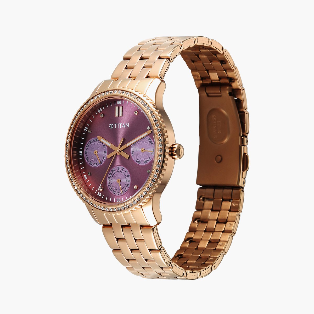 Titan Purple Sports Fashion Women 2765WM01