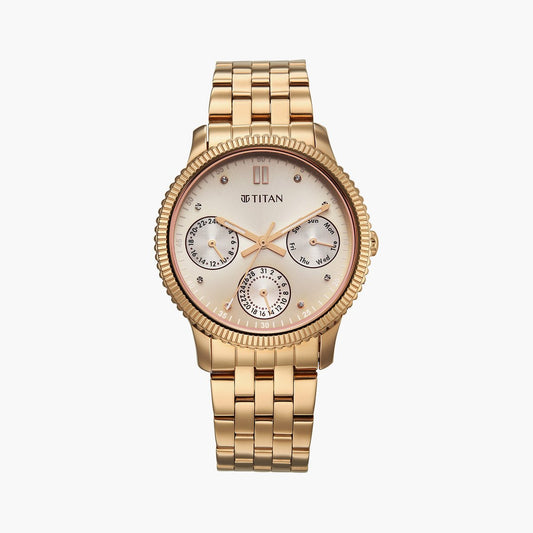 TITAN Sports Fashion Stainless Steel Multifunction Watch - 2765WM02