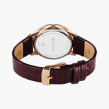 TITAN Purple Sports Fashion Leather Strap Analog Watch - 2766KL01