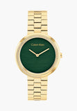 Calvin Klein Twisted Bezel Quartz Women's Watch, 25100167