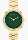 Calvin Klein Twisted Bezel Quartz Women's Watch, 25100167