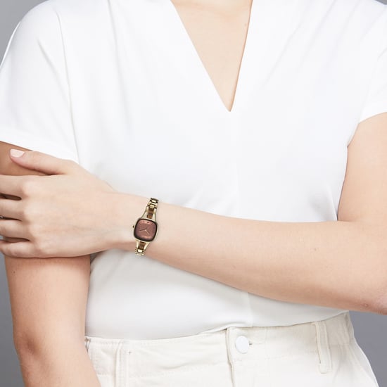 Fastrack Chrome K Quartz Analog Watch For Girls 6147QM02