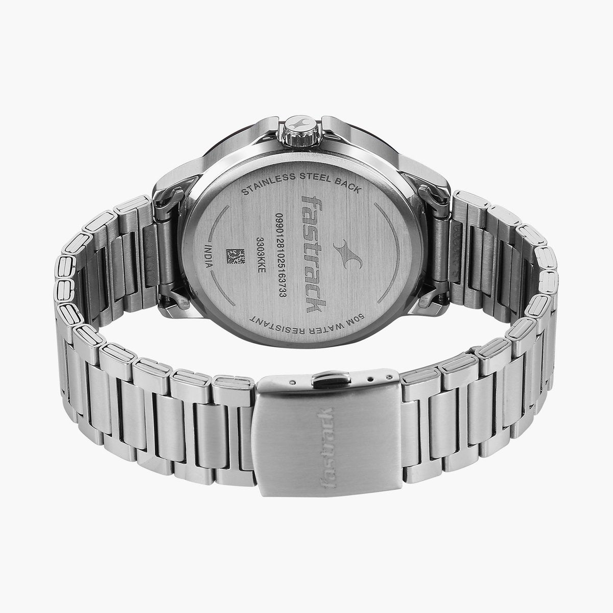 Fastrack Street Opulence Quartz Sun Moon Multifunction Watch For Guys 3303KM05 - KRISHNA WATCH COMPANY